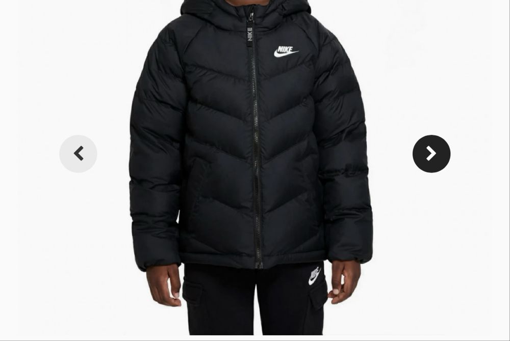 Підліткова куртка - пуховик Nike оригінал !