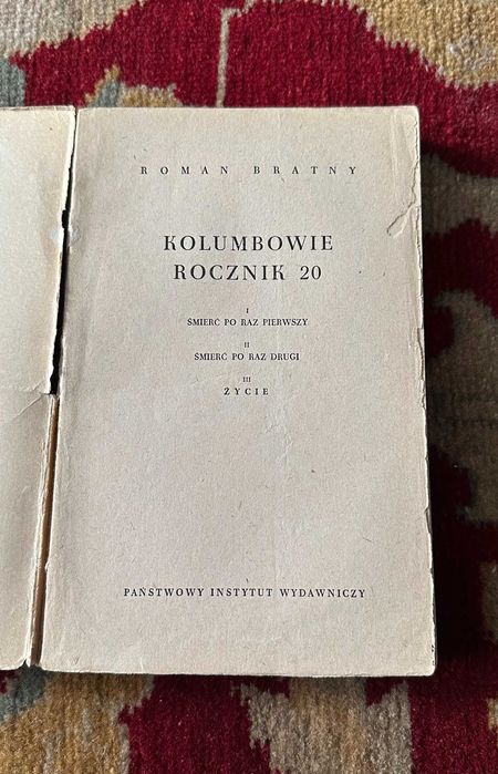 Roman Bratny Kolumbowie rocznik 20