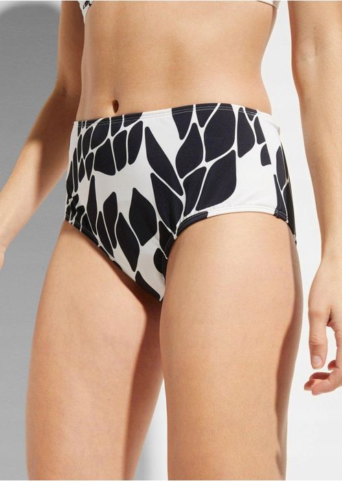 B.P.C bikini typu minimizer biało-czarne we wzory 44 (85E).