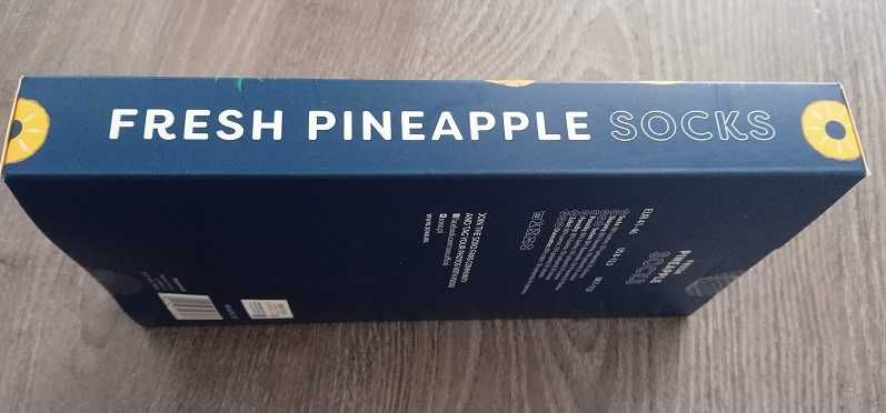 Wesołe skarpetki męskie Soxo Fresh Pineapple roz. 41-46 OKAZJA!!