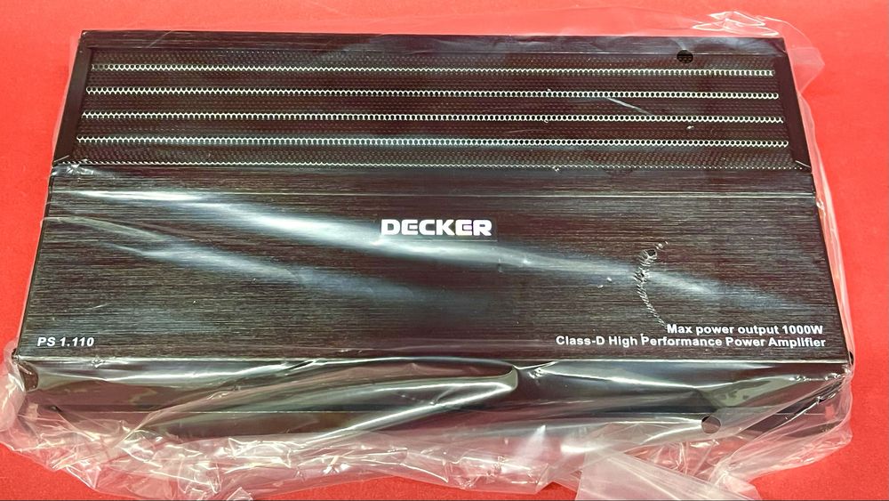 Підсилювач Decker PS 1.110 — 1-канальний, потужний моноблок