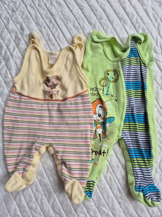 Ubranka niemowlęce chłopięce 50 56 MIX Mega XXL