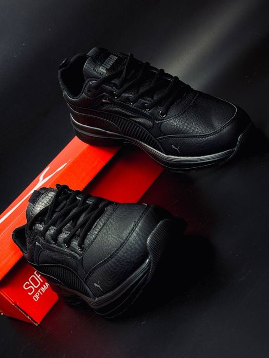 Кроссовки кожаные на каждый день Puma / большой выбор размеров 35-50
