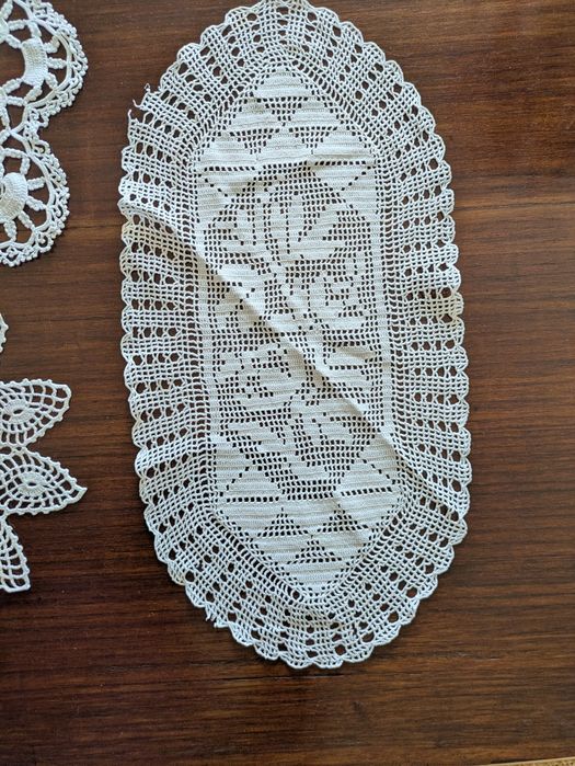 Paninhos antigos de crochet