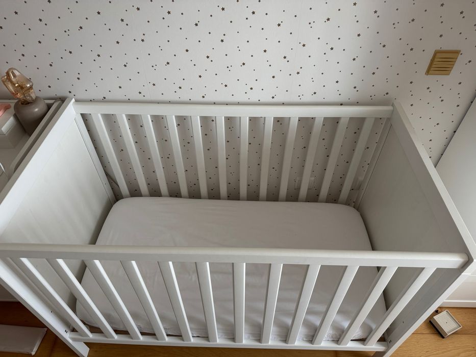 Berço evolutivo 60x120 + Colchão Viscoelástico