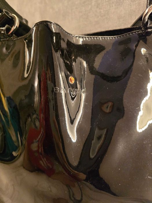 Batycki MAMMA BAG lakier skóra A4 shopper