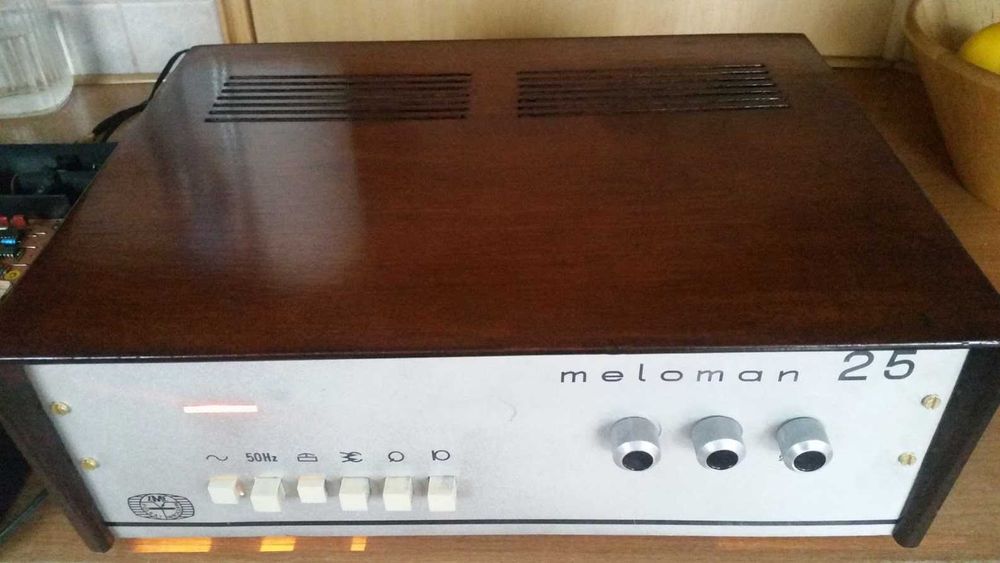 Wzmacniacze lampowe monobloki MELOMAN 25 2szt