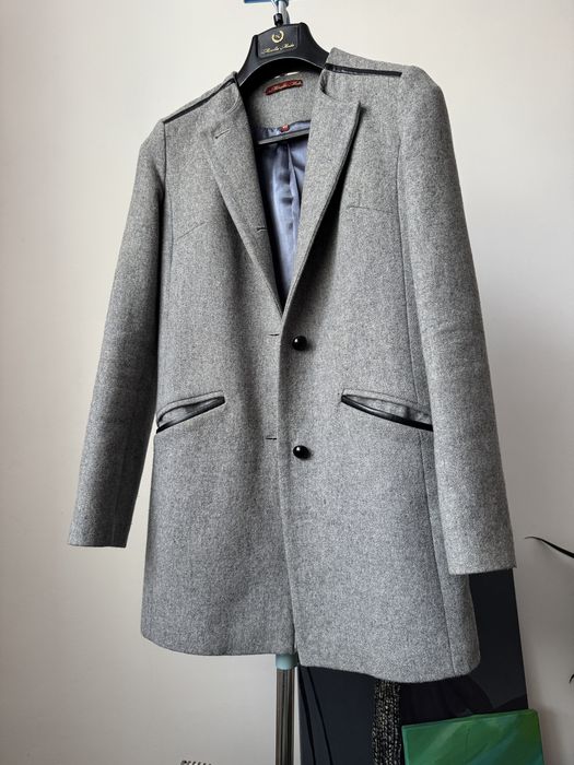 Вовняне пальто-піджак