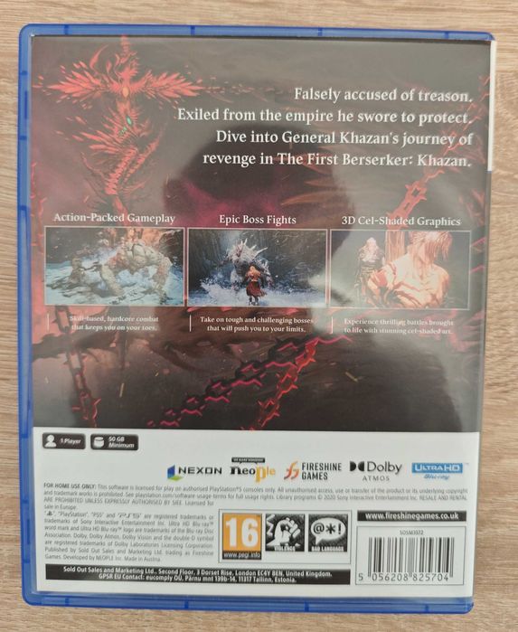 The First Berserker Khazan *** PS5 ***