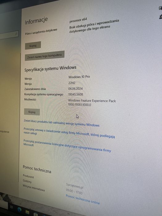 Mini PC komputer stacjonarny do pracy biura INTEL i5 16GB RAM