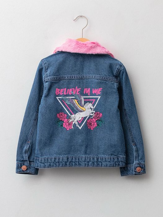 Джинсова куртка джинсовка на дівчинку