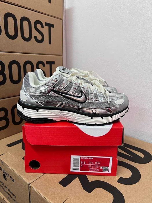 Женские кроссовки Nike P-6000 / Найк П-6000 серые 36 37 38 39 40