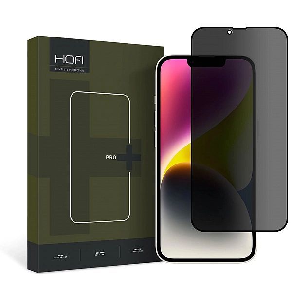 Szkło Prywatyzujące Hofi Anti Spy Glass Pro+ Iphone 13 / 13 Pro / 14 P