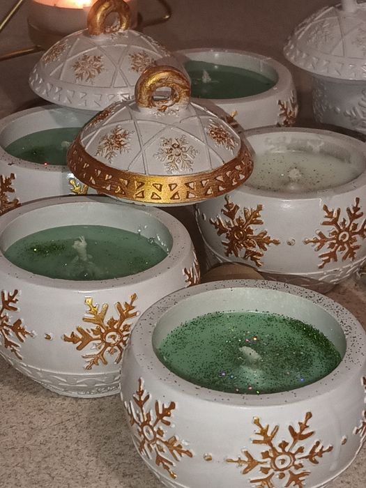 Арома свічки Новорічний дизайн.