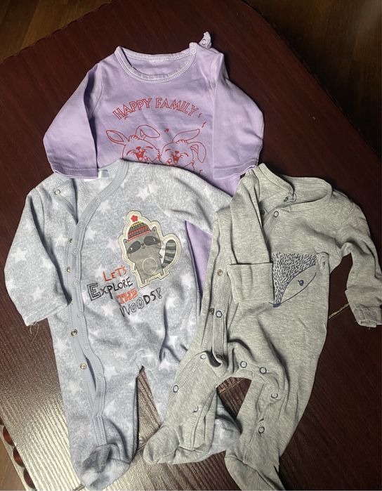 Śpiochy niemowlęce zestaw