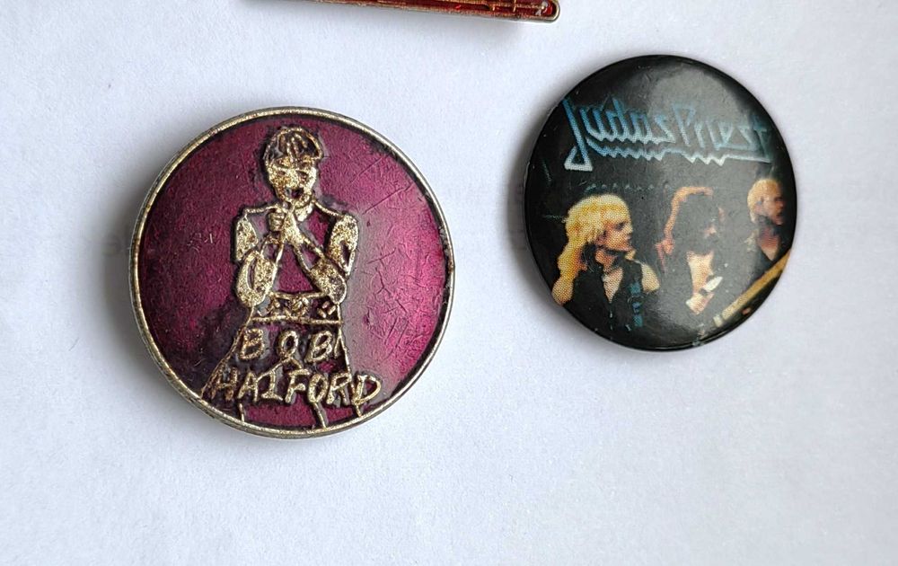 Judas Priest komplet przypinek 2 szt.