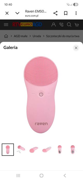 Szczotka soniczna do twarzy