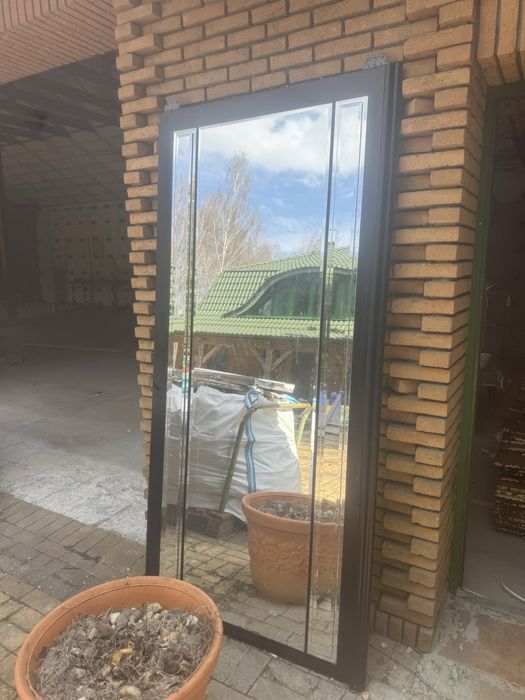 Bardzo duże lustro czarne