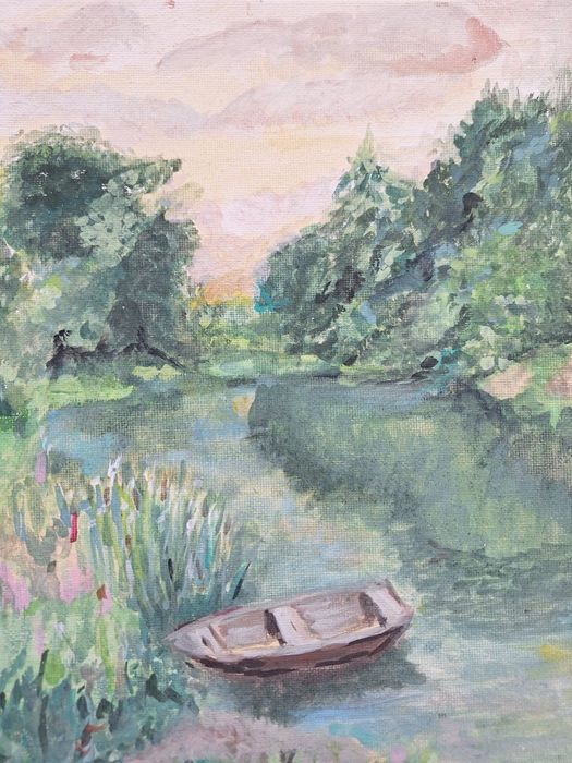 Pintura a Guache sobre Tela