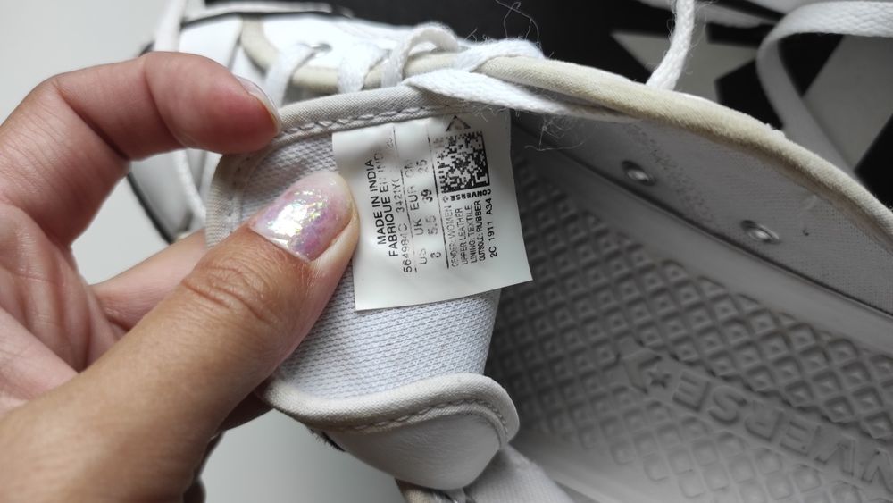 Trampki Converse Skóra naturalna Białe r. 39