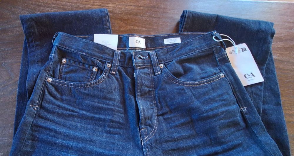 Spodnie jeansy W30L32 C&A nowe