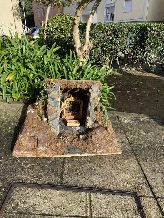 Presépio de natal feito à mão