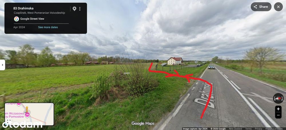 Czaplinek; 5 dzialek na sprzedaz w poblizu jeziora Drawskie - Widok 5