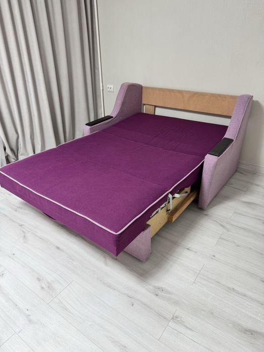 Диван розкладний для спальні, 120см шириною