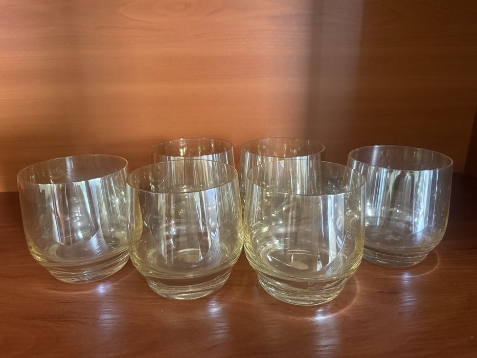 Komplet 6 szklanek do whisky / napojów – grube szkło