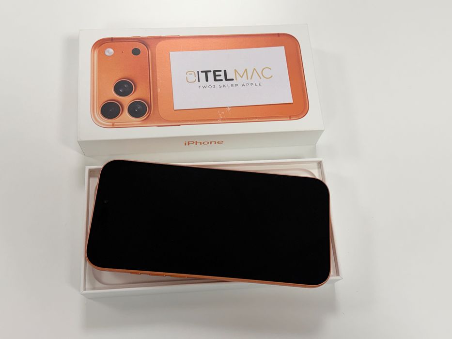 Apple iPhone 17 Pro Max 256 GB 5G BAT 100% 0 CYKLI • Orange • SIM • Raty 0%