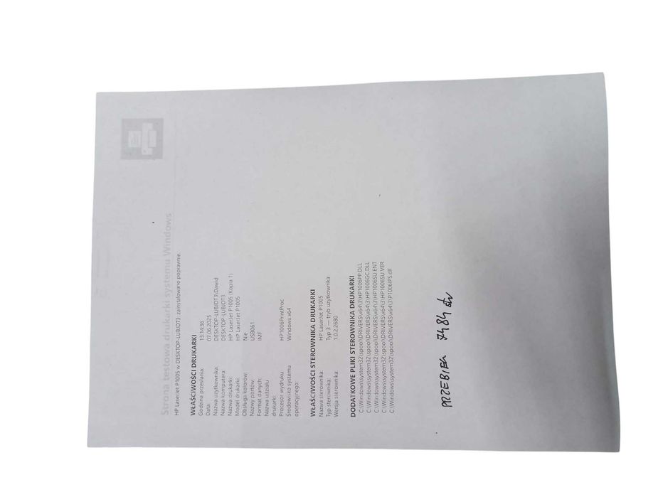 Drukarka HP LaserJet P1005