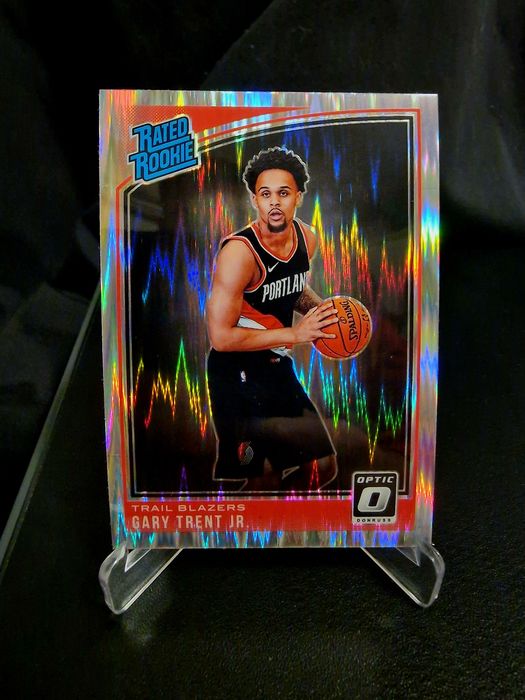Gary Trent jr 2018-19 Donruss Optic Rated Rookie Shock RC #199