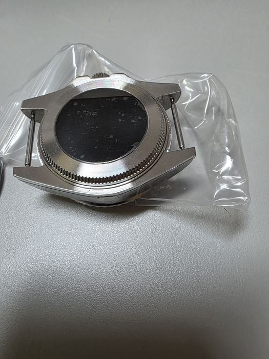 Caixa relógio - Cristal Safira - Prata