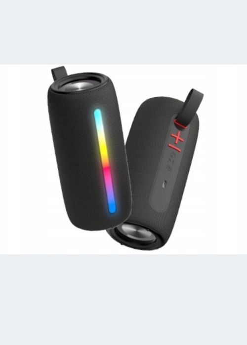 Zestaw  Głośnik  Forever FP-01 czarny 20 W plus NAROŻNA LAMPA PODŁOGOWA RGB Z PILOTEM LETHE RGB