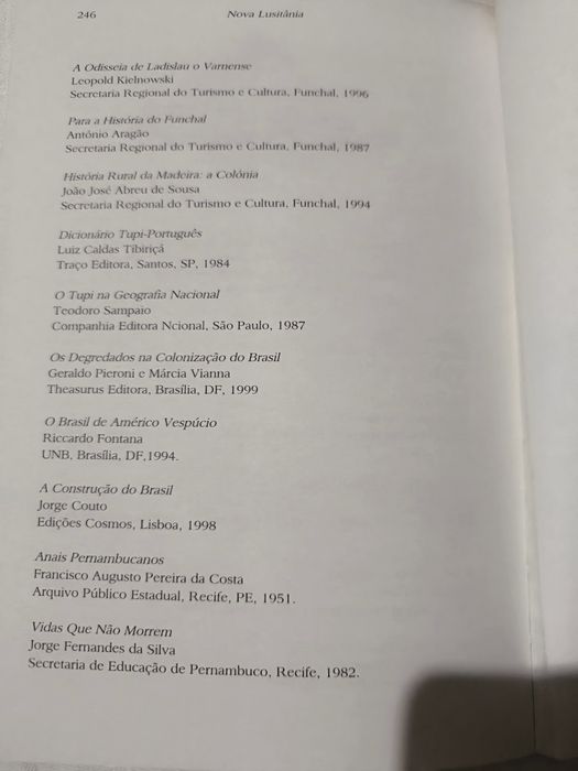 Livro Nova Lusitânia