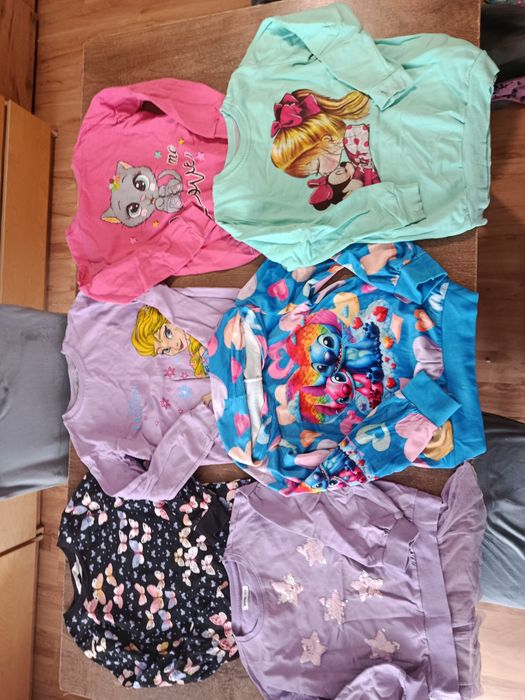 Bluzy dla dziewczynki 128 zestaw