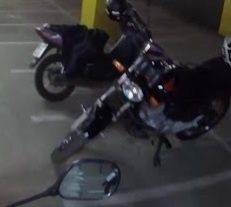 Espaco disponivel para guardar a sua mota.