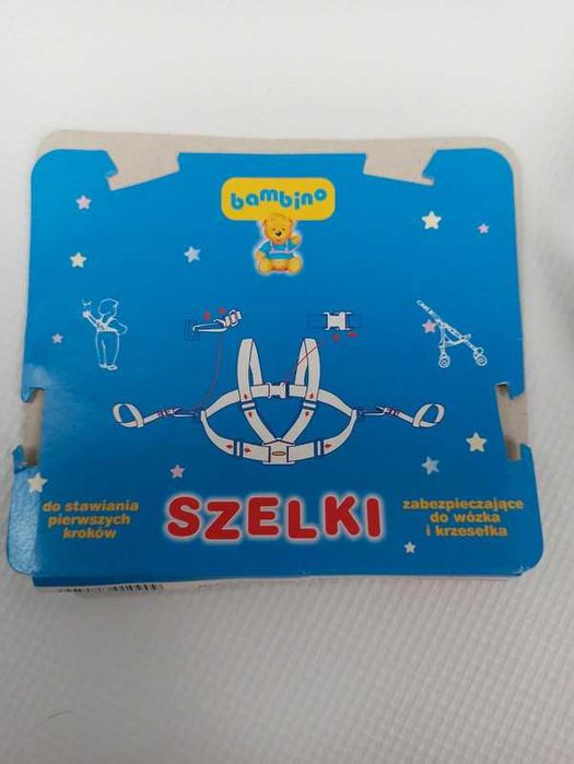 Szelki niemowlęce dziecięce spacerowe smycz