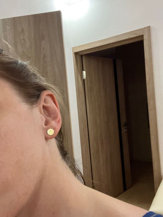 Нові сережки Золотий вік із жовтого золота,;вага 2.48 гр