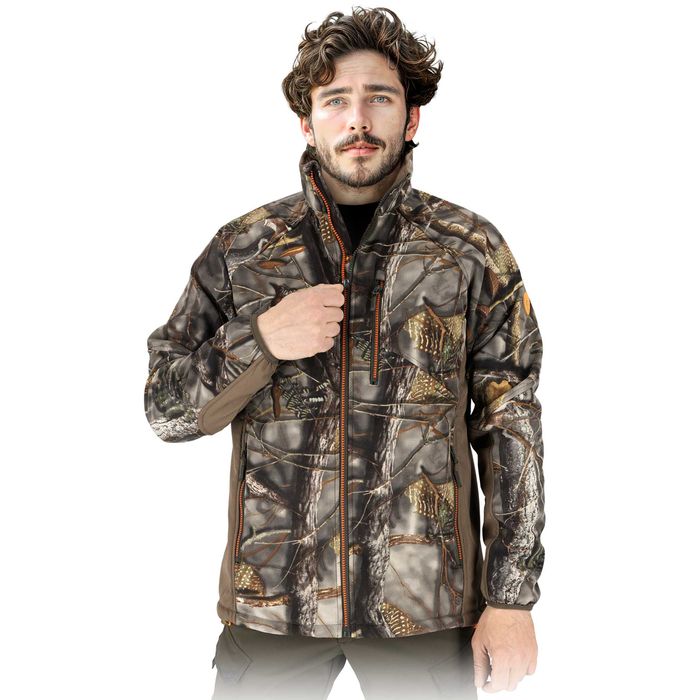 Kurtka wędkarska kamuflaż ochronna ocieplana, kurtka na ryby