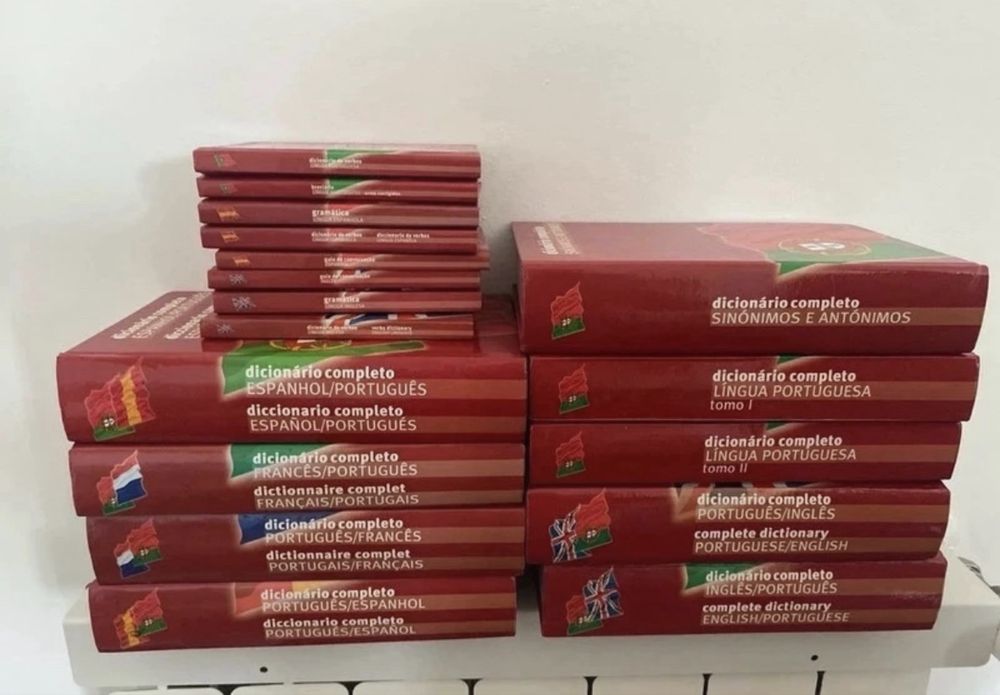 Coleção completa de dicionários e auxiliares de lingua