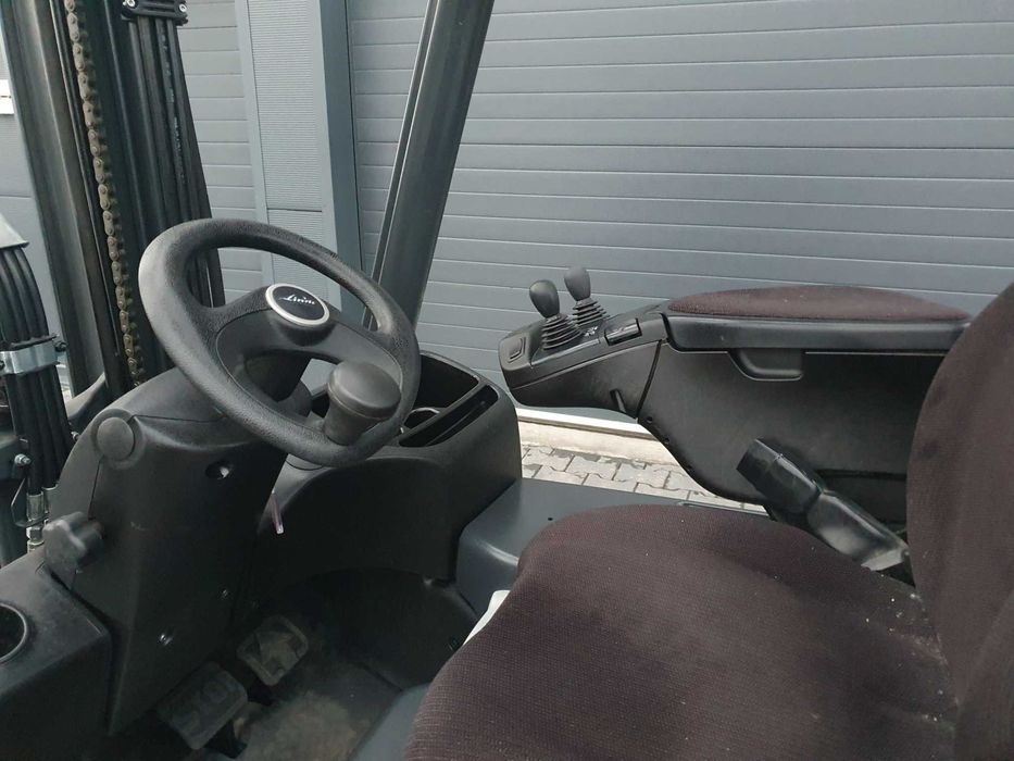 Wózek widłowy LINDE E12-02 Triplex Pozycjoner Wolny SKok E14 E16 E18