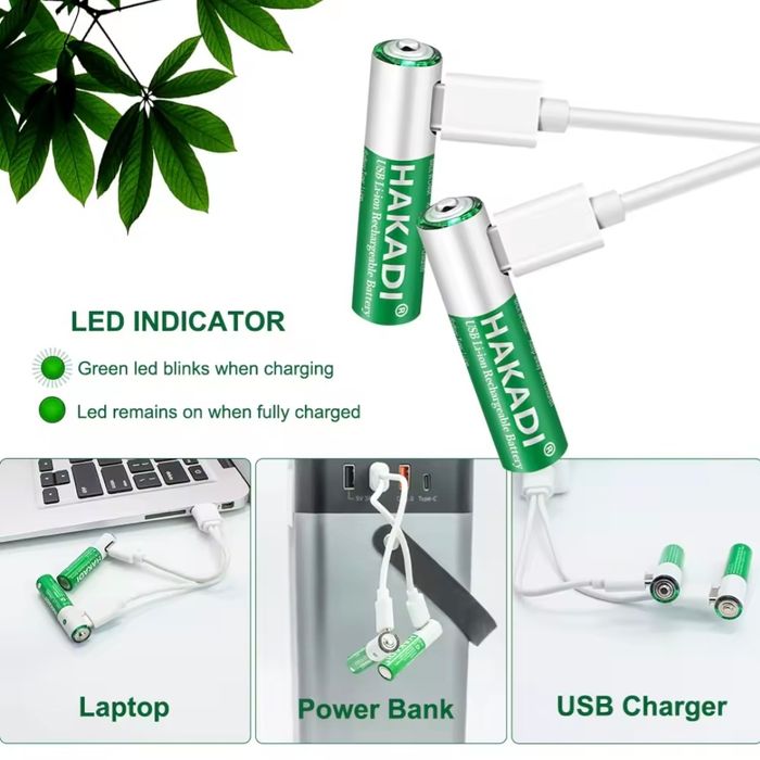 Аккумуляторы  Hakadi  AAA