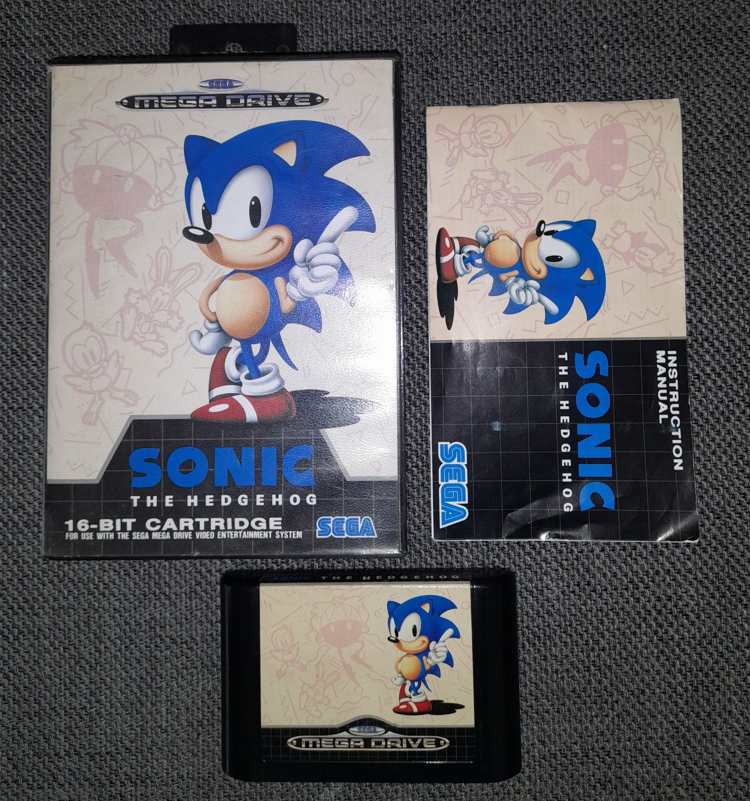 Jogo - Sonic The hedgehog - Sega Mega Drive