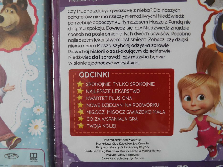 Masza i Niedźwiedź kolekcja bajki film