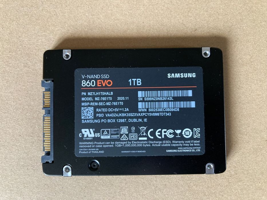 samsung 860 evo 1tb - купити комплектуючі для ПК - Ціна на OLX.ua