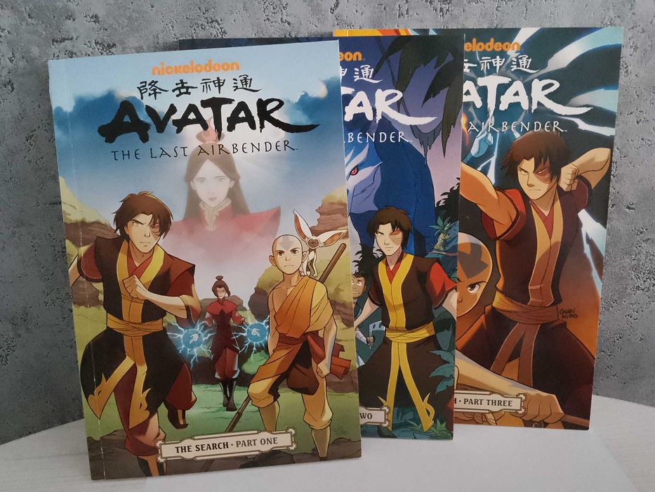 Zestaw komiksów Avatar: The Last Airbender - The Search