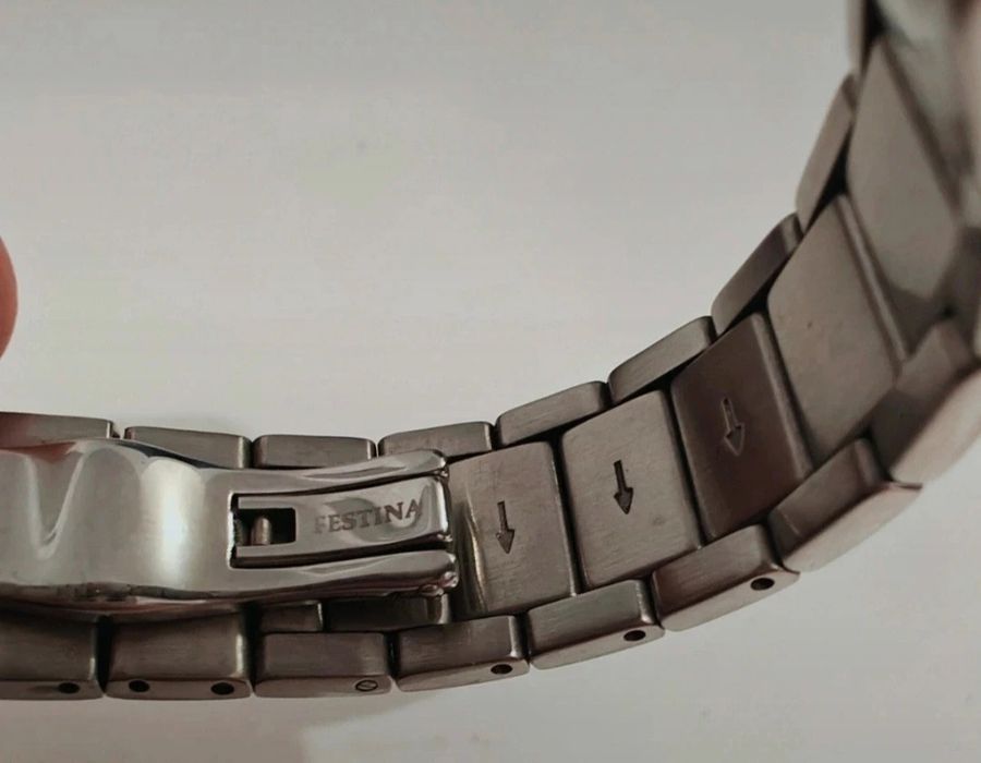 Zegarek vintage festina Pearl dial monter