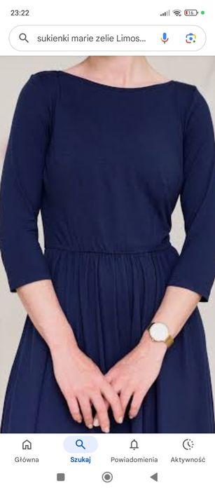 Nowa sukienka Marie Zelie Limosa Granat 38