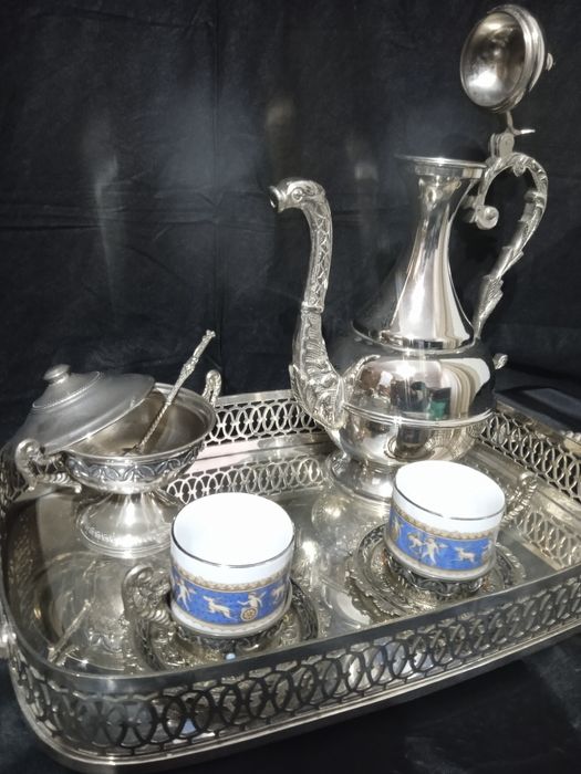 Conjunto de café em casquinha